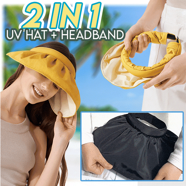 zeravo®2-Way Sun Hat Hair Band
