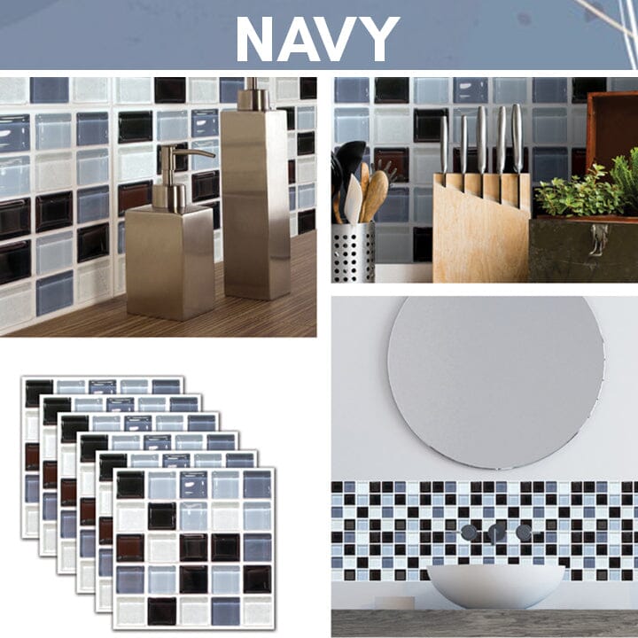 zeravo®3D Waterproof Wall Tile Stickers
