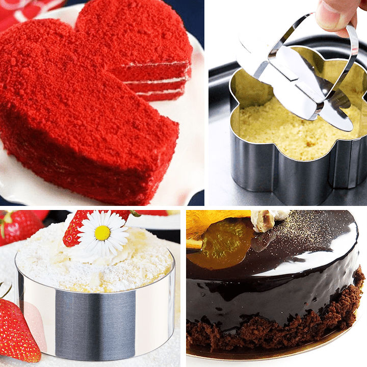 zeravo® DIY 3D Round Cake Mold Set