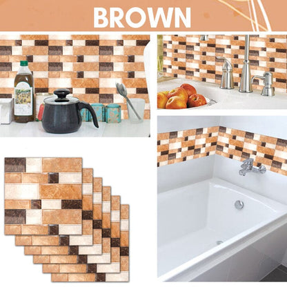 zeravo®3D Waterproof Wall Tile Stickers