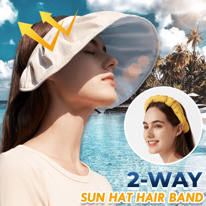 zeravo®2-Way Sun Hat Hair Band