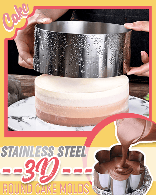 zeravo® DIY 3D Round Cake Mold Set